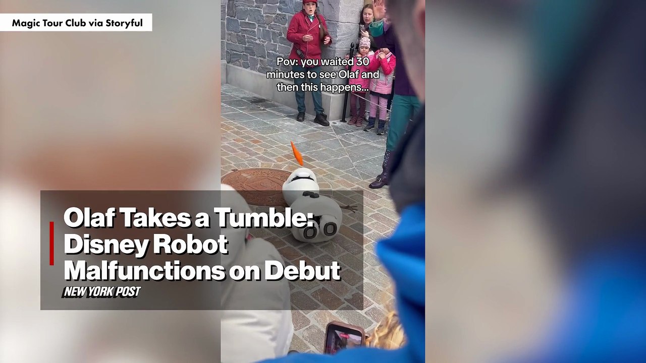 Olaf Takes a Tumble: Disney Robot Malfunctions on Debut