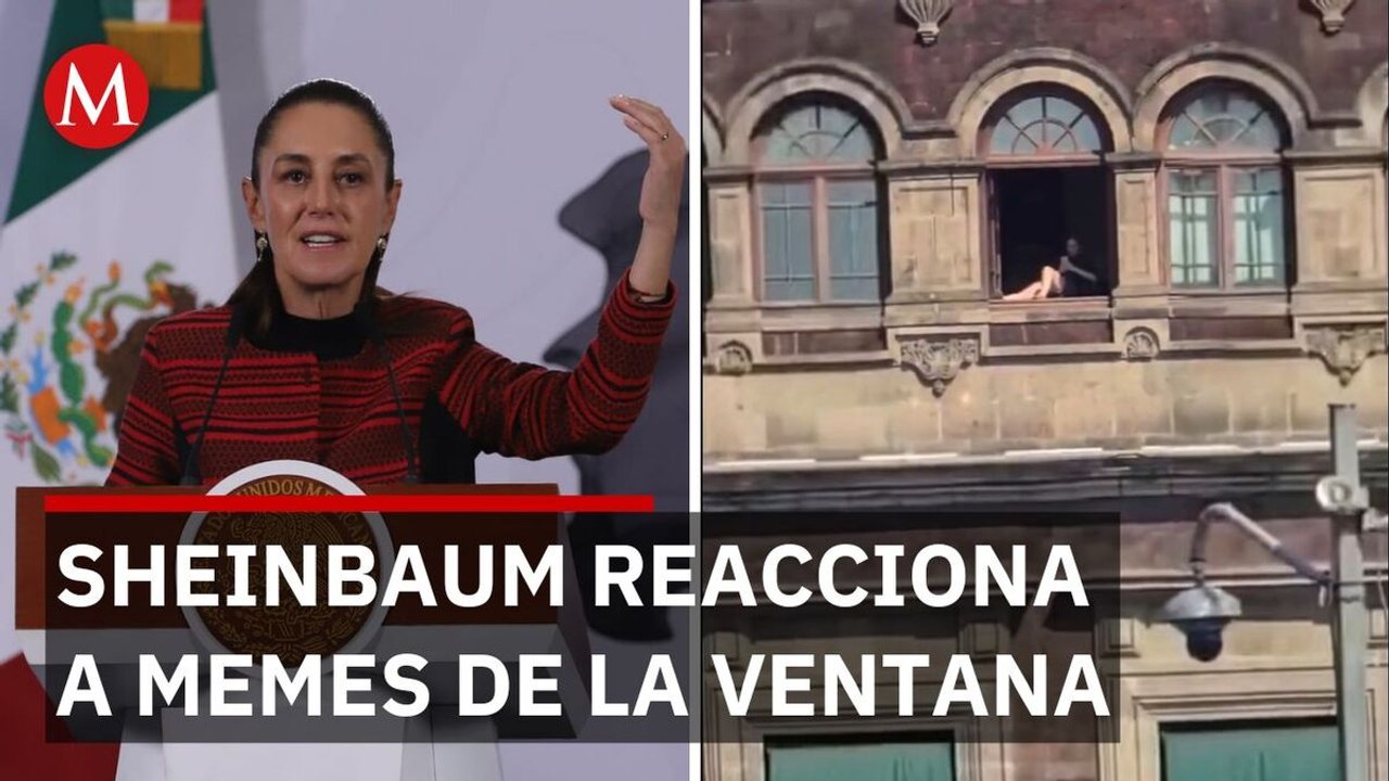Sheinbaum confirma sanción a mujer que tomó el sol en ventana de Palacio Nacional