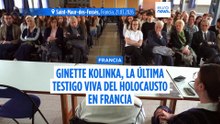 La última superviviente del Holocausto de Francia, Ginette Kolinka, continúa explicando su historia