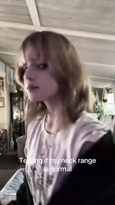 Female neck stretching 1
