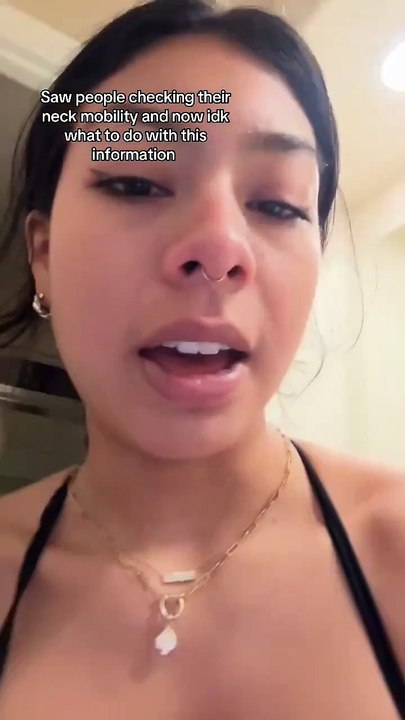 Female neck stretching 2