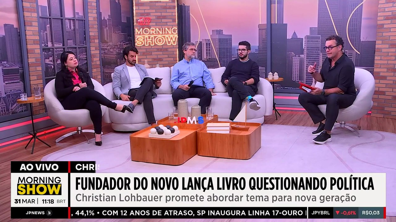 Fundador do partido Novo lança livro para ensinar política aos jovens