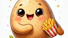 Funny potato
