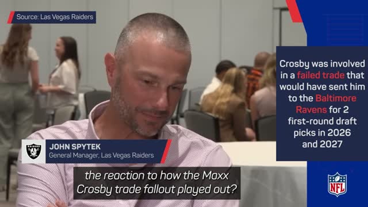 'He never left' - Raiders GM on failed Crosby trade