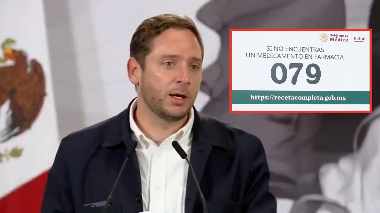 Gobierno de México implementa el 079 para surtir recetas de medicamentos faltantes