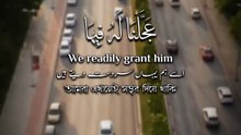 ﴿ ومَن أَرَادَ الْآخِرَةَ وسَعَىٰ لَهَا سَعيَهَا وهُوَ مُؤمِنٌ فَأُولَٰئِكَ كان سَعيُهُمْ مَشكورًا ﴾