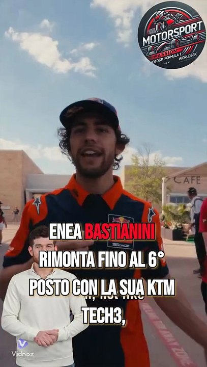 Bastianini: Rimonta da "Bodybuilder"! 💪🏍️ #bastianini #austingp #motogp