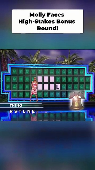 Molly Faces High-Stakes Bonus Round Puzzle on Wheel of Fortune