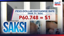 Halaga ng piso kontra dolyar, sumadsad sa P60.748 | Saksi