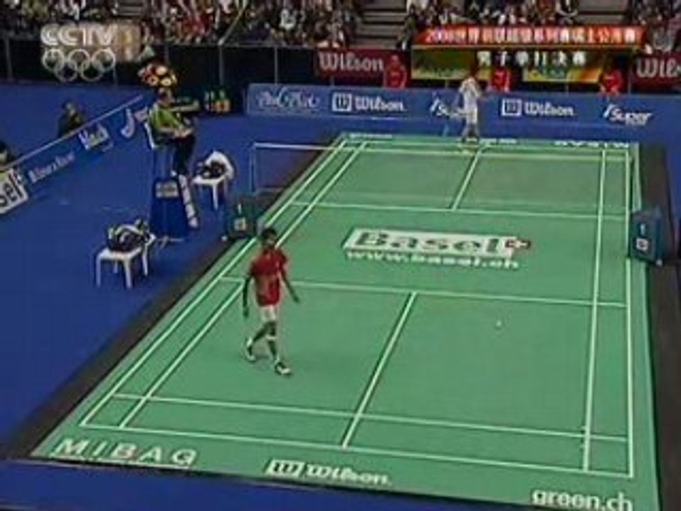 Badminton 2008 Suiss Open MS Final game 2 1/2