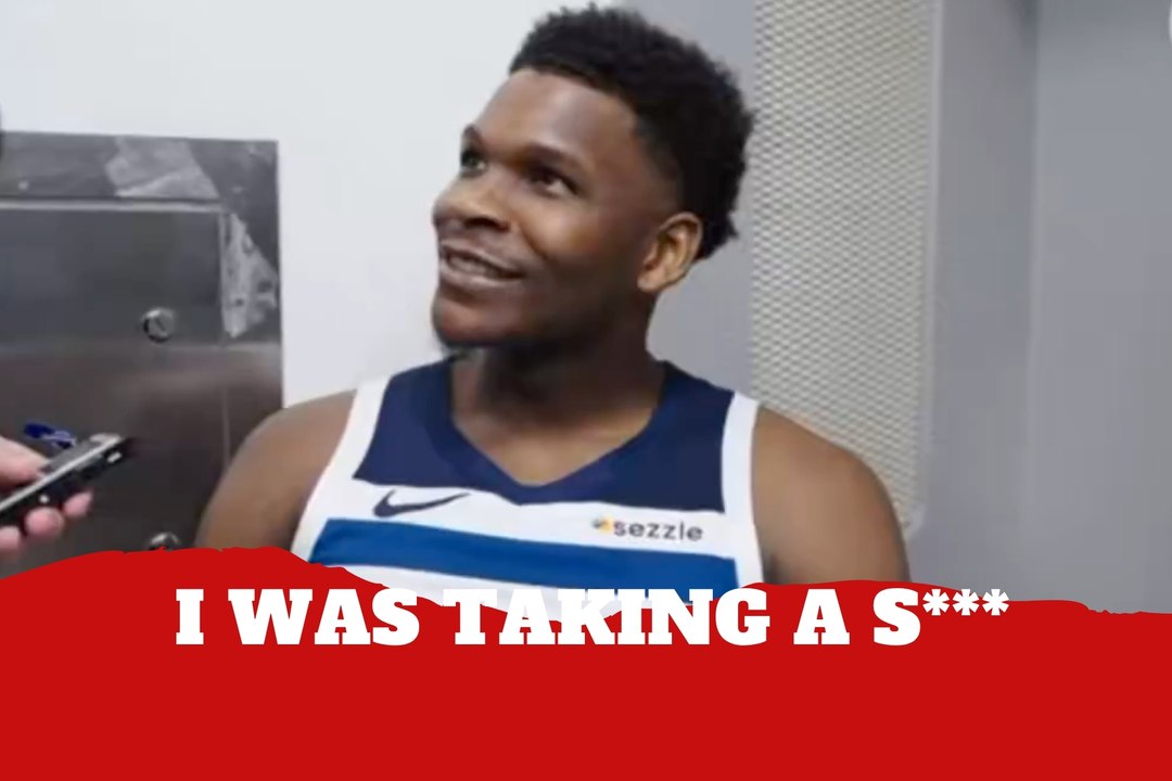 Anthony Edwards da una excusa inesperada por perderse el inicio del partido de los Timberwolves