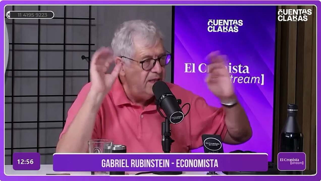Gabriel Rubinstein contra Cristina Kirchner: "Quería maximizar el déficit fiscal"