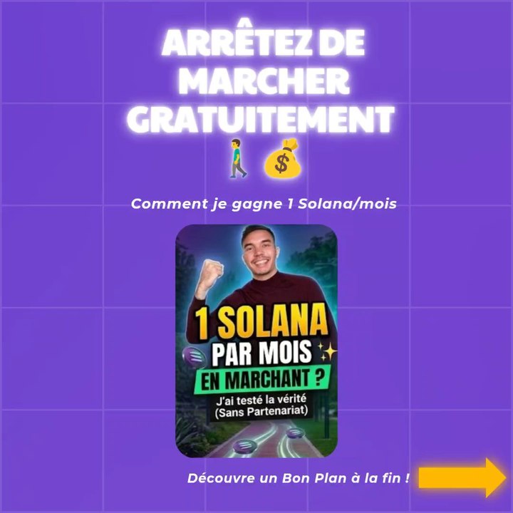 Comment gagner des cryptos en marchant ! 🌟