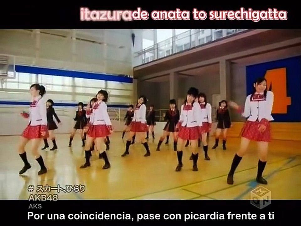 AKB48 - SKIRT HIRARI - SUB ESPAÑOL