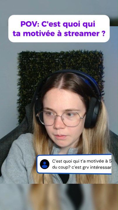 Pourquoi je me suis lancé sur TwitchTout a commencé avec le Stream For Humanity.C’est cet événement qui m’a donné envie de me lancer.Je suis en live tous les jours à 15h.