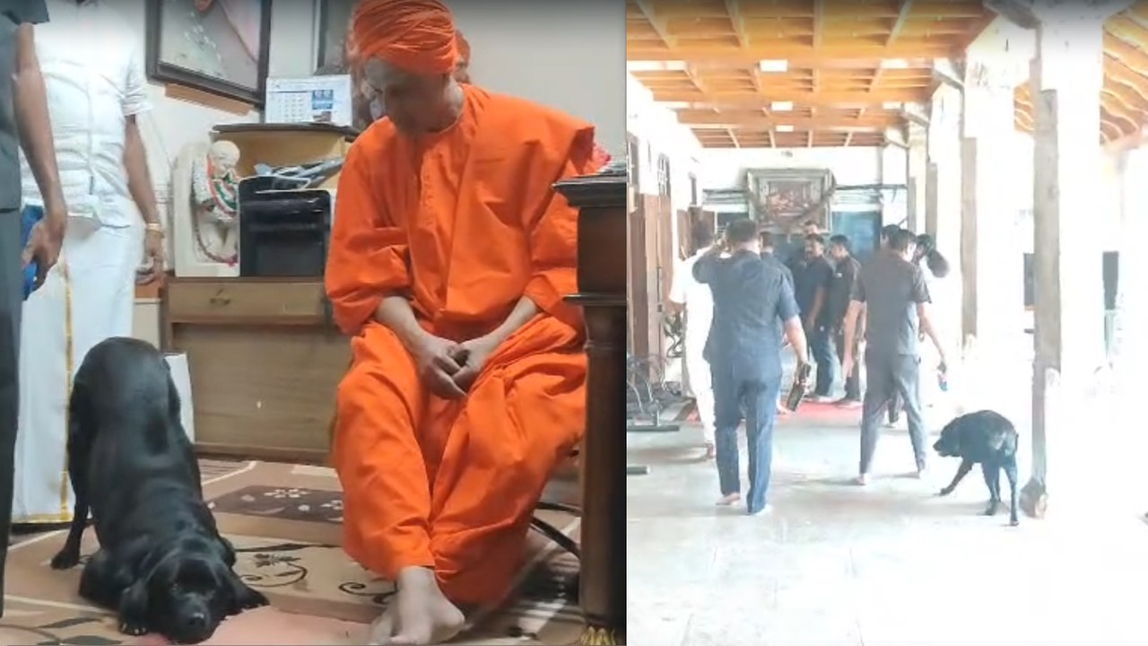 ಸಿದ್ಧಗಂಗಾ ಮಠಕ್ಕೆ ರಾಷ್ಟ್ರಪತಿ ಭೇಟಿ ಹಿನ್ನಲೆ, ಶ್ವಾನದಳದ ತಪಾಸಣೆ