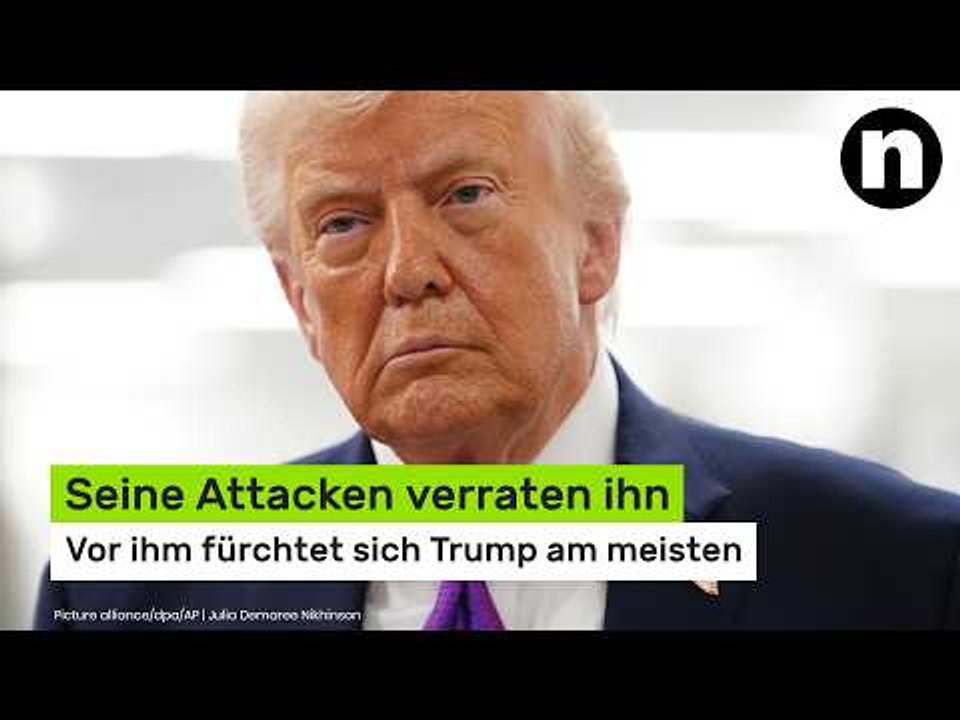 Seine Attacken verraten ihn - vor ihm fürchtet sich Trump am meisten