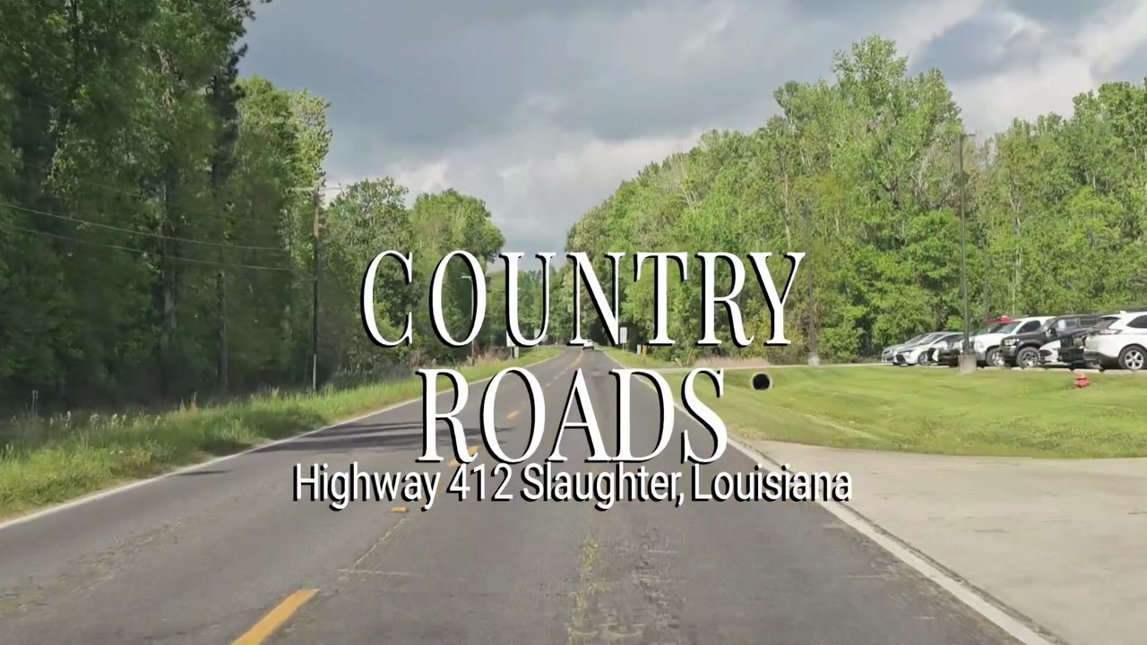 Country Roads - Hwy 412 Slaughter, Louisiana