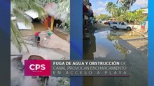 Fuga y canal tapado afectan acceso a playa | CPS Noticias Puerto Vallarta
