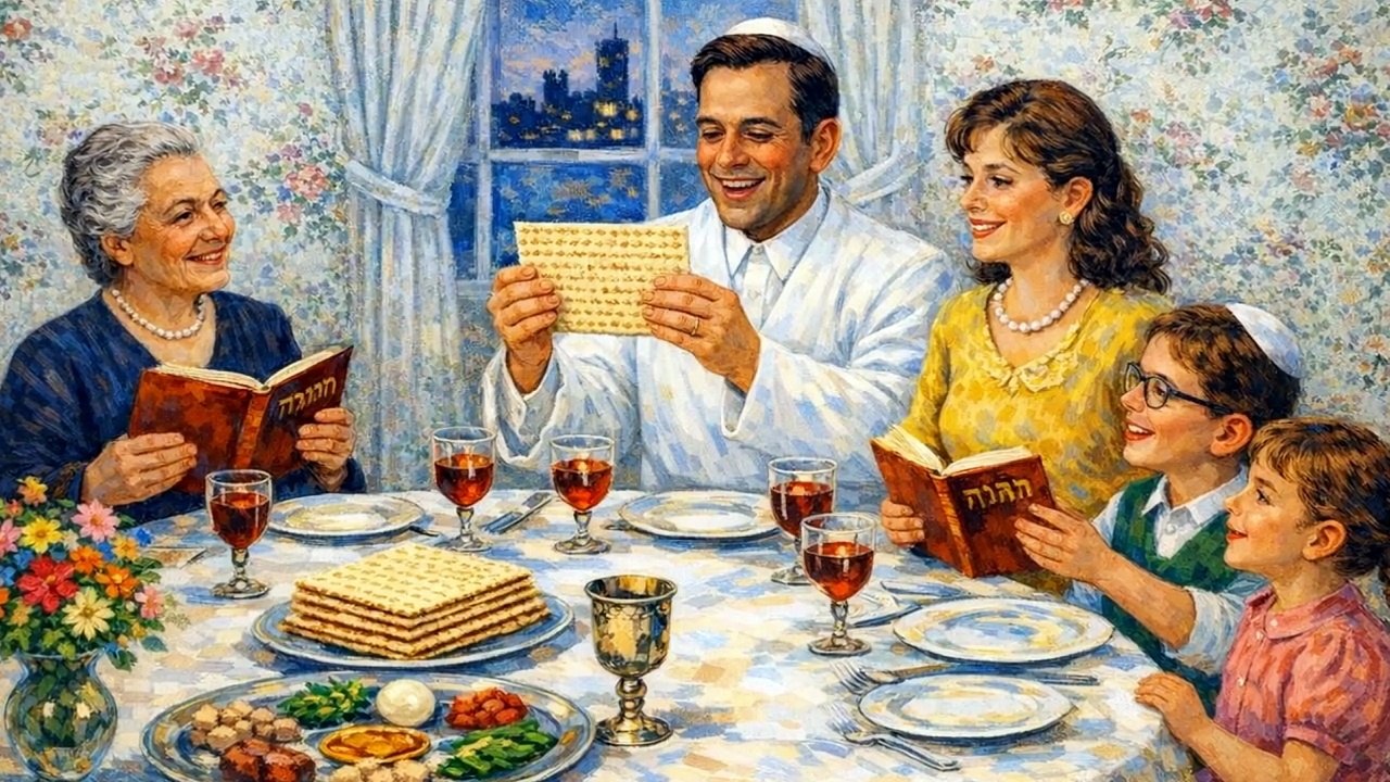 Passover Song: "Adir Hu". Amazing Melody. Haggadah Song.  Jewish Music. Passover Music for the Seder