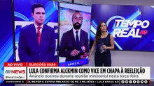 Eleições 2026: Lula confirma Geraldo Alckmin como vice em chapa à reeleição | TEMPO REAL