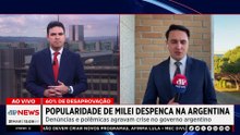 Argentina: Popularidade de Javier Milei despenca e mais de 60% desaprovam o governo | TEMPO REAL