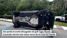 Así quedó el coche de Tiger Woods tras su accidente de tráfico