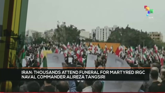 FTS 12:30 31-03: Iran: thousands attend funeral for martyred IRGC Naval Commander Alireza Tangsiri
