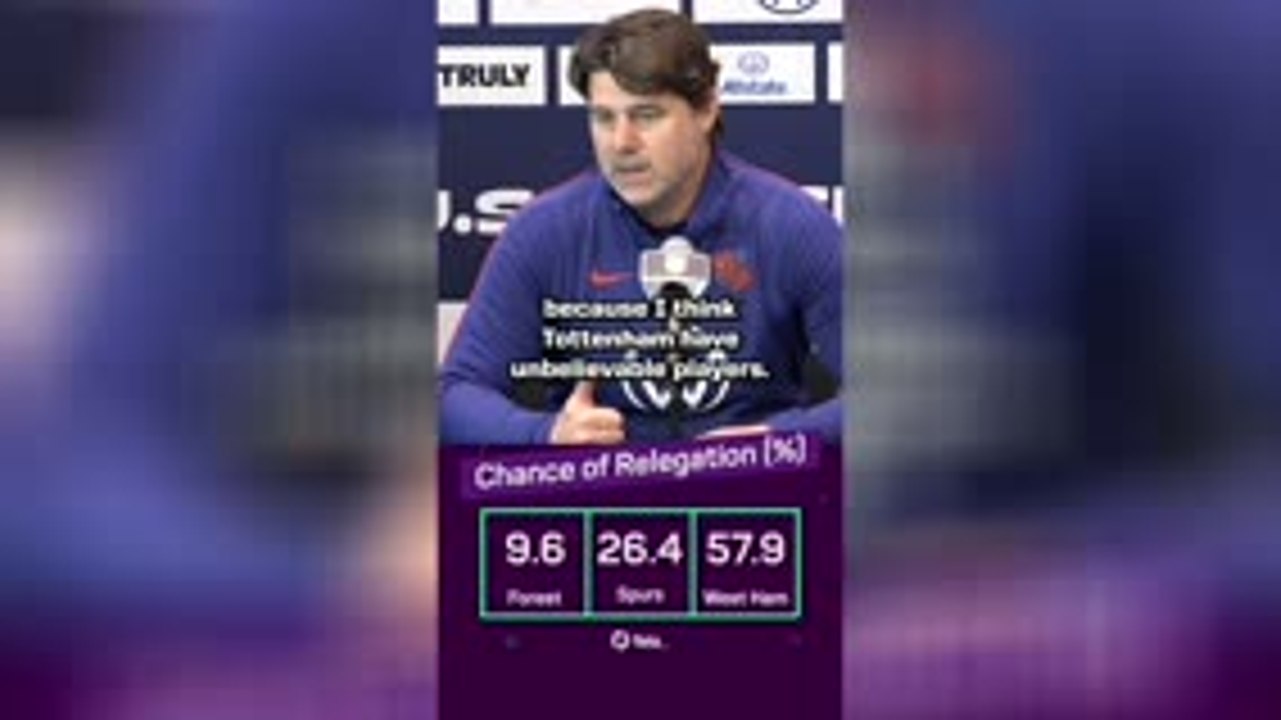 Pochettino ‘is sure’ Tottenham will avoid relegation