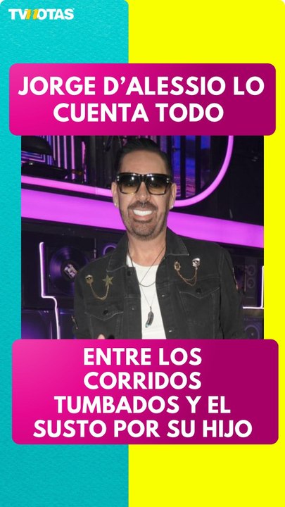 Jorge D’Alessio canta corridos tumbados y revela el susto por su hijo tras ataque de tiburón