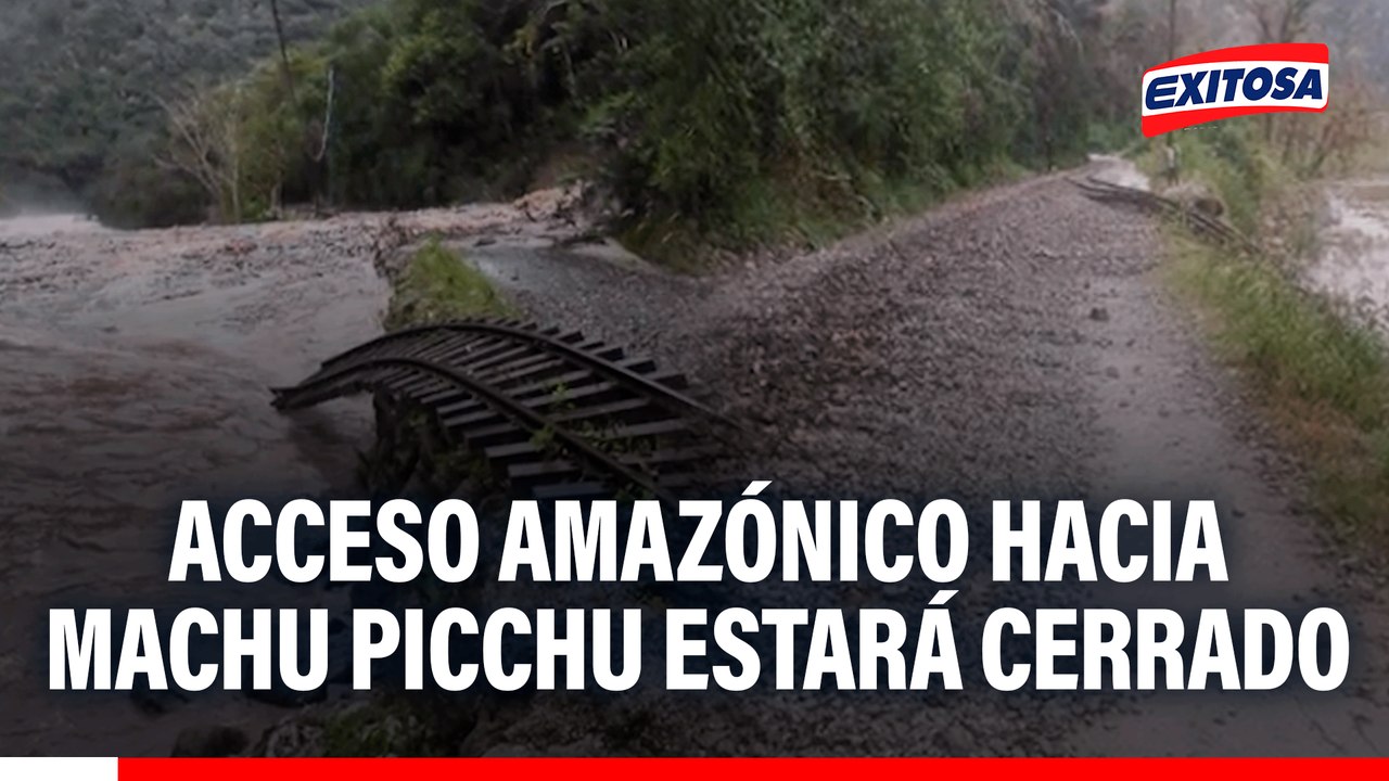Huaico daña vía férrea hacia Machu Picchu: Ruta permanecerá cerrada por casi una semana