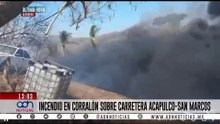 🚨¡Última Hora! Fuerte incendio en corralón sobre carretera Acapulco - San Marcos