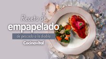 Receta de empapelado de pescado a la diabla