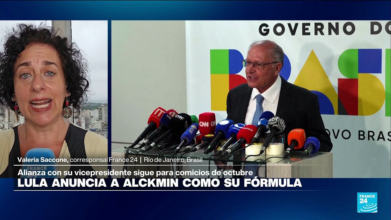 Informe desde Río de Janeiro: Lula anuncia que Alckmin repetirá como su fórmula vicepresidencial