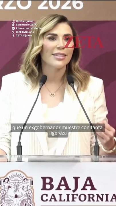 "Irresponsables acusaciones... sin pruebas", reacciona Marina sobre declaraciones de Bonilla.