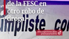 Comandantes de la FESC en otro robo de droga.
