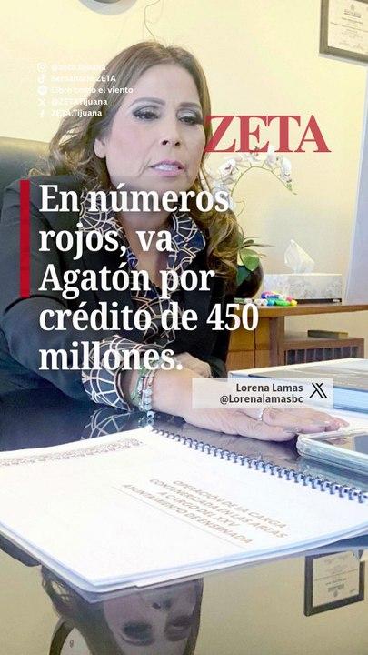 En números rojos, va Agatón por crédito de 450 millones.