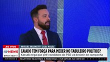 EXCLUSIVO: Kassab nega que Caiado vá desistir da candidatura à Presidência; Misael Mainetti analisa