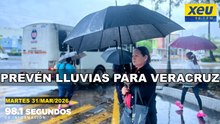 Prevén lluvias para Veracruz