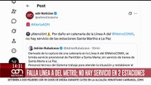 🚨¡Última Hora! Suspensión en Línea A del Metro CDMX por daño en catenaria