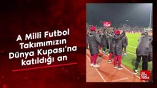 A Milli Futbol Takımımızın Dünya Kupası'na katıldığı an