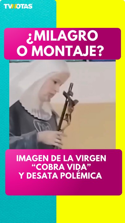 Una figura de la Virgen habría “cobrado vida”