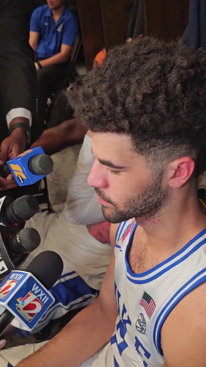 Tough for an 18-year-old to face the media and answer these questions in a composed manner.  Cayden Boozer did just that.