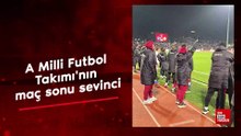 A Milli Futbol Takımı'nın maç sonu sevinci