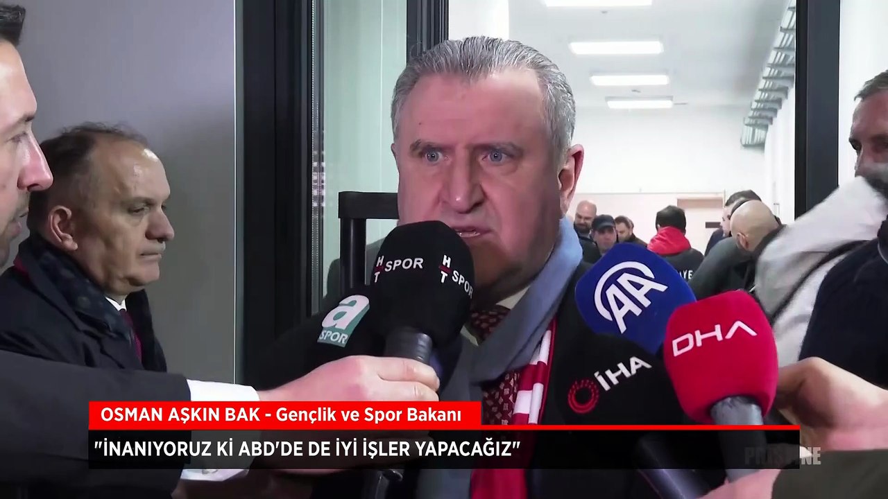 Gençlik ve Spor Bakanı Osman Aşkın Bak: İnanıyoruz ki ABD'de de iyi işler yapacağız