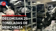 Autoridades aseguran millones en mercancía ilegal en la capital