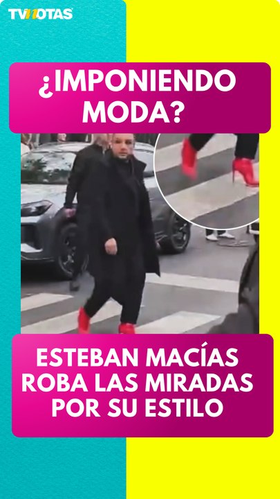 ¿Todo un fashionista? Así fue el look de Esteban Macías que se robó las miradas
