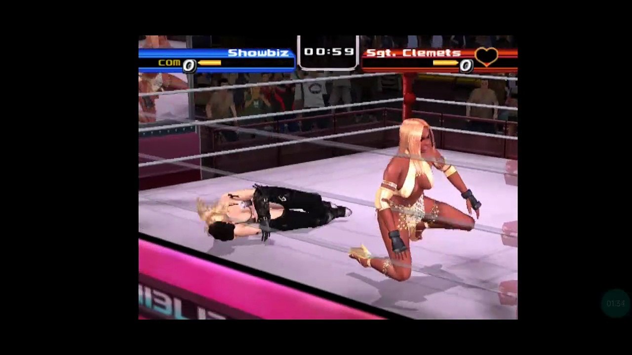 PAREI DE JOGAR E DEIXEI A IA LUTAR?! 😱 Rumble Roses CPU vs CPU