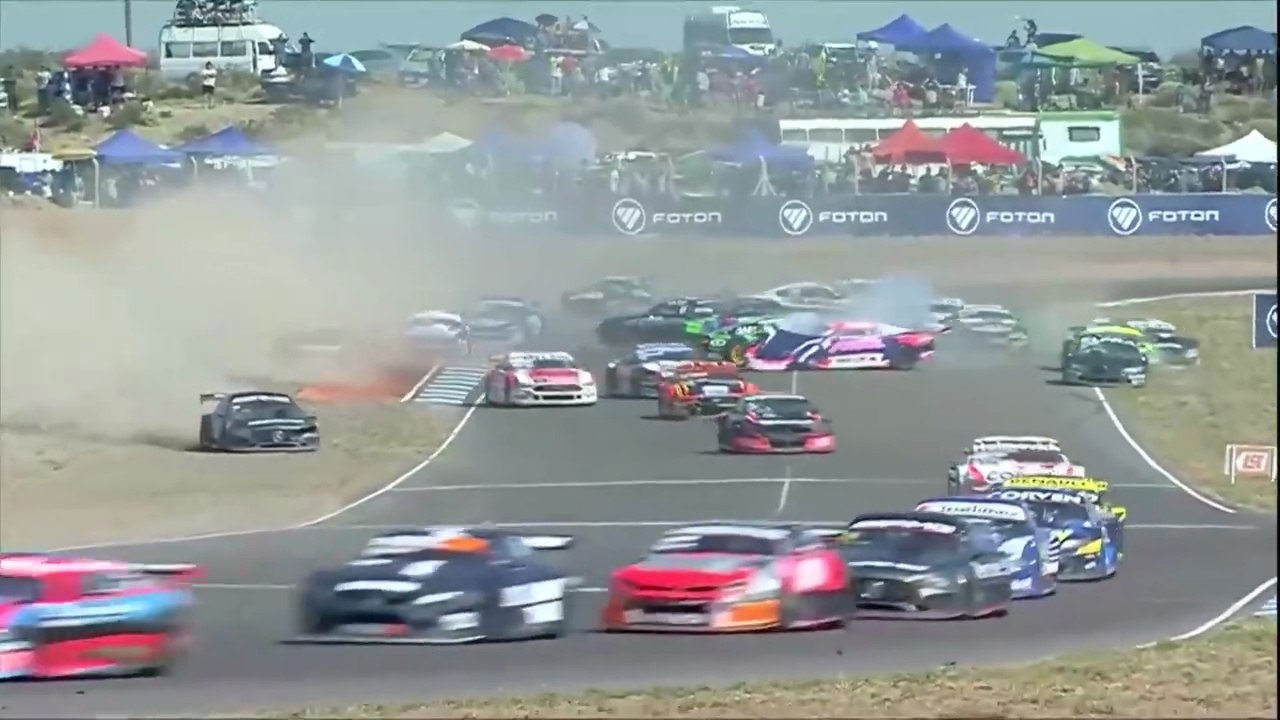 Turismo Carretera 2026 Neuquen Final Restart Pile Up