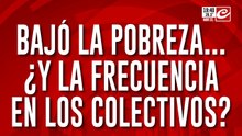 Bajó la pobreza... y la frecuencia en los colectivos